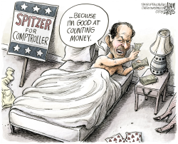 SPITZER FOR COMPTROLLER by Adam Zyglis