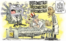 OBAMACARE, DESCONECTALO by Daryl Cagle