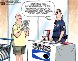 ZIMMERMAN NEIGHBORHOOD WATCH OUT by Jeff Parker