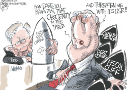 FILIBUSTER FANBOY by Pat Bagley