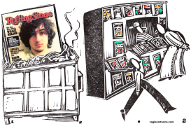 TRASHY ROLLING STONE by Randall Enos