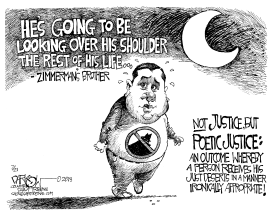 POETIC JUSTICE FOR ZIMMERMAN by John Darkow