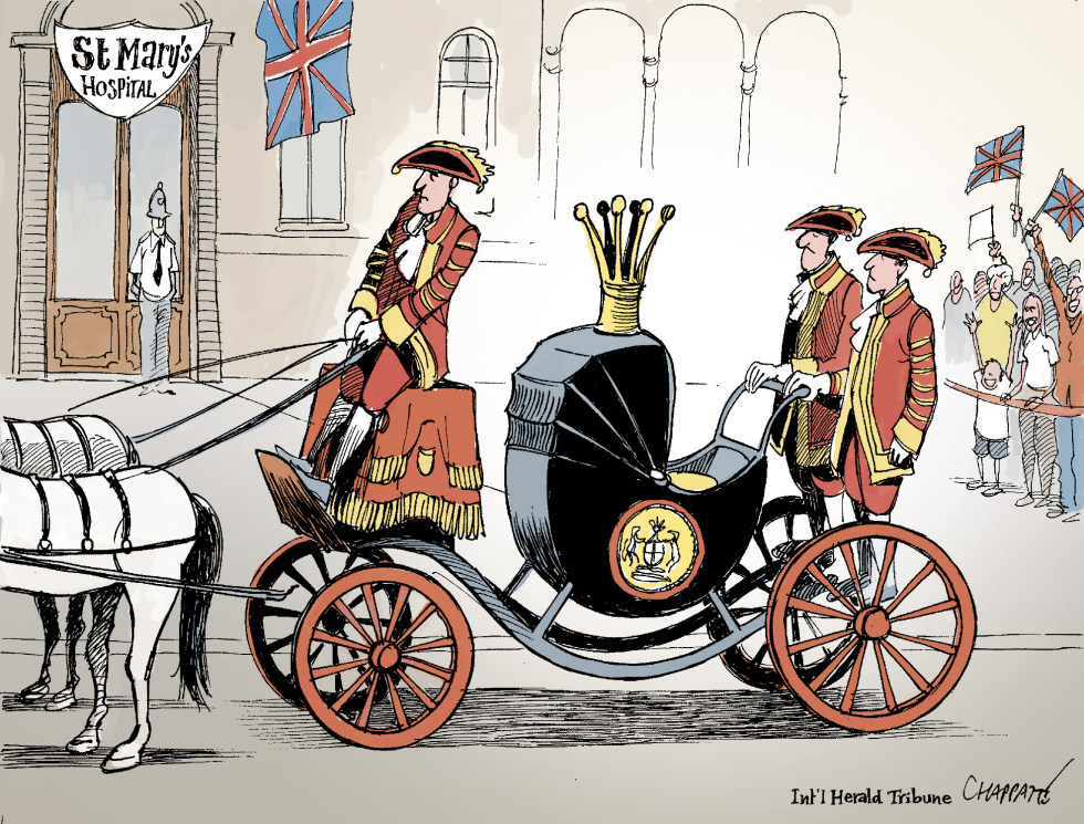  WAITING FOR THE ROYAL BABY by Patrick Chappatte