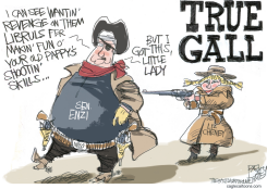 SHOOTING WITH CHENEY by Pat Bagley