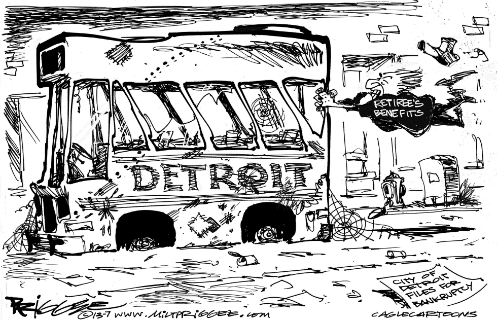  DETROIT by Milt Priggee