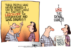 ROYAL BABY by Rick McKee