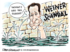 WEINER SCANDAL PART II by Dave Granlund