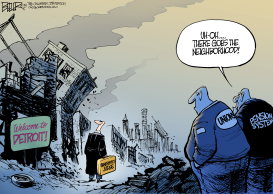 DETROIT BANKRUPTCY by Nate Beeler