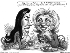 HUMA CONSULTS HILLARY by Taylor Jones