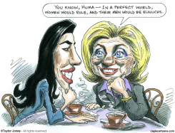 HUMA CONSULTS HILLARY  by Taylor Jones