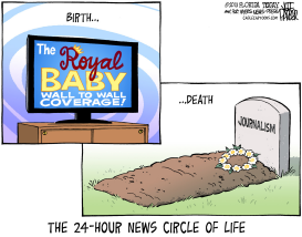 ROYAL BABY MEDIA COVERAGE by Jeff Parker