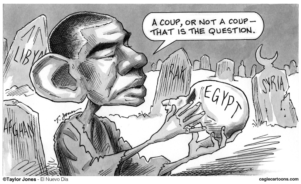  OBAMA PONDERS EGYPT by Taylor Jones