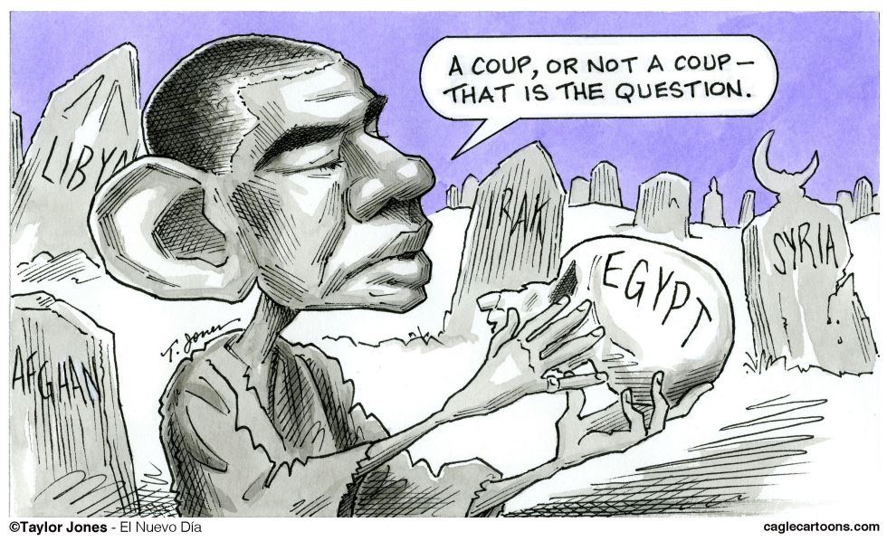  OBAMA PONDERS EGYPT  by Taylor Jones