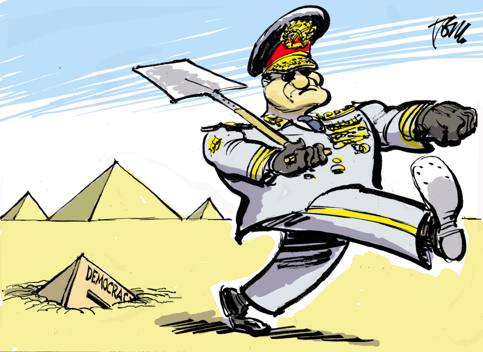  EGYPTIAN DEMOCRACY by Tom Janssen