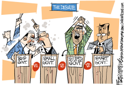 THE DEBATE by David Fitzsimmons