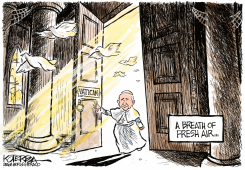 REFRESHING POPE by Jeff Koterba