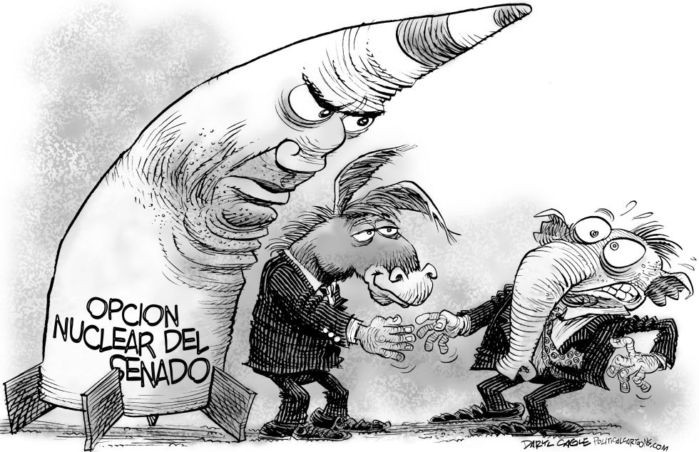  OPCION NUCLEAR DEL SENADO by Daryl Cagle