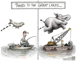 EPA CUTS by Adam Zyglis