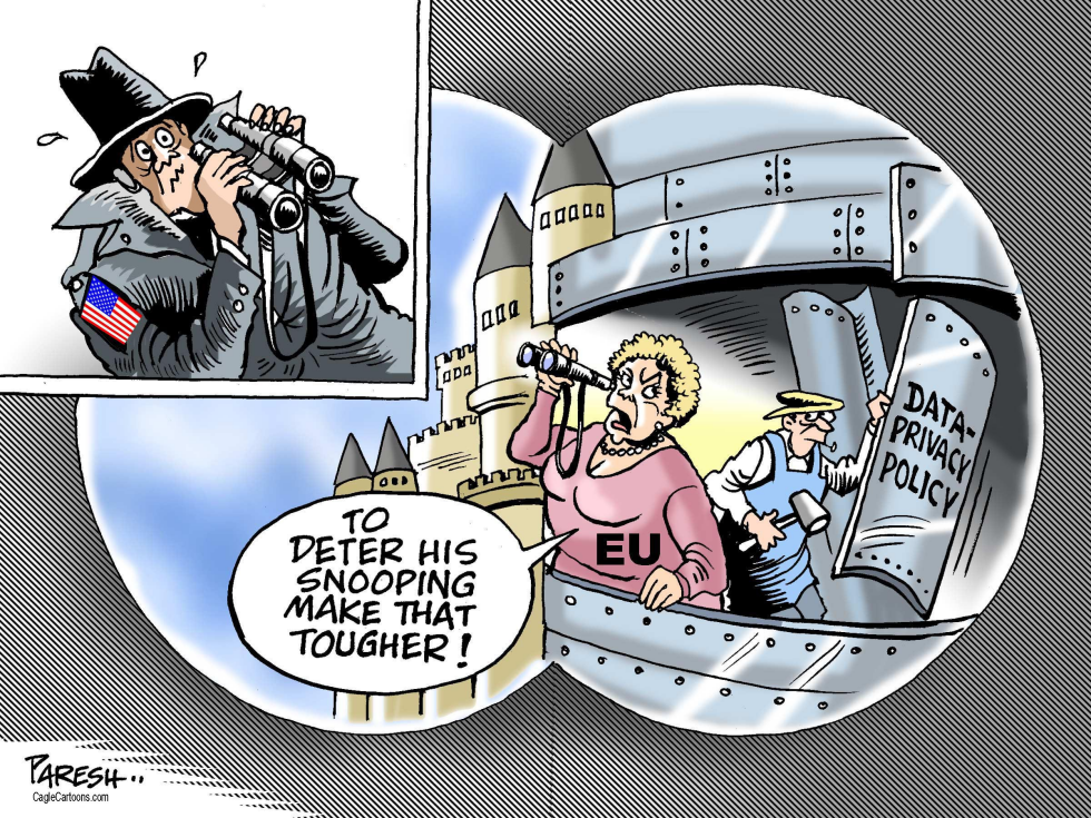  US, EU ON SNOOPING by Paresh Nath