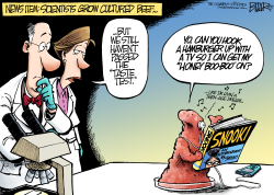 PETRI DISH BEEF by Nate Beeler