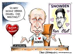 OBAMA CANCELS PUTIN MEETING by Dave Granlund