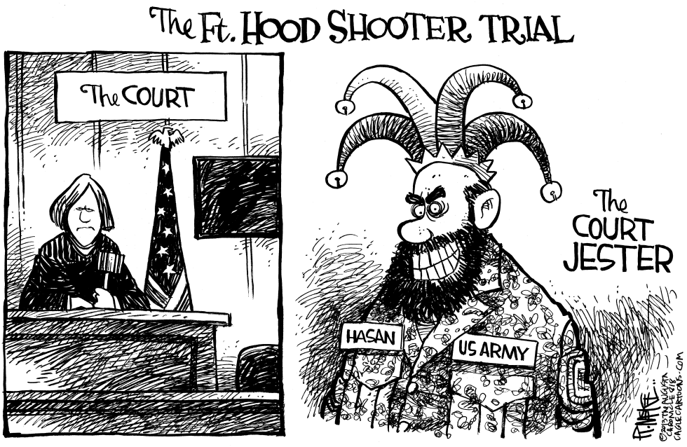  FT HOOD COURT JESTER by Rick McKee