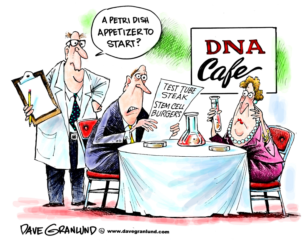  STEM CELL BURGERS by Dave Granlund