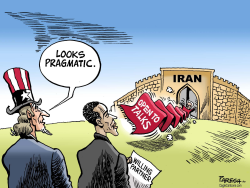 IRAN FOR TALKS by Paresh Nath