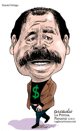 DANIEL ORTEGA by Arcadio Esquivel