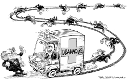 ALTO OBAMACARE by Daryl Cagle