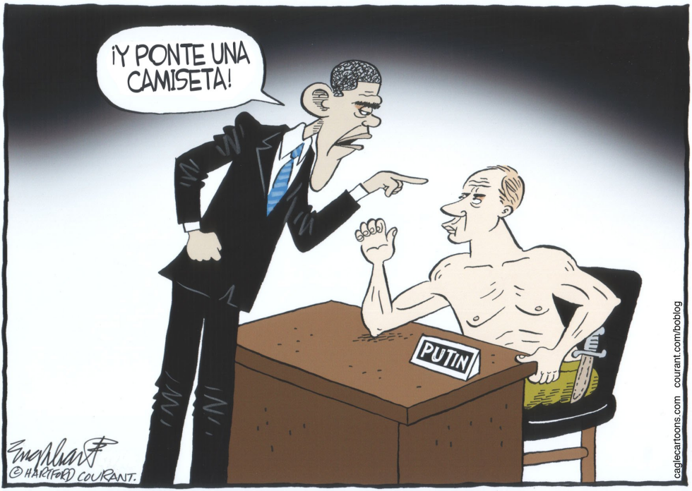  OBAMA Y PUTIN  by Bob Englehart