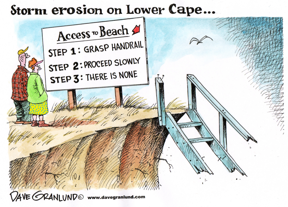  CAPE COD STORM EROSION by Dave Granlund