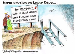 CAPE COD EROSION by Dave Granlund