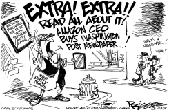 WA POST NEWSPAPER SALE by Milt Priggee