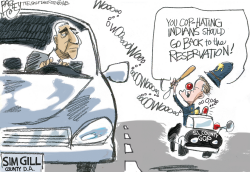 LOCAL RACIAL PROFILING by Pat Bagley