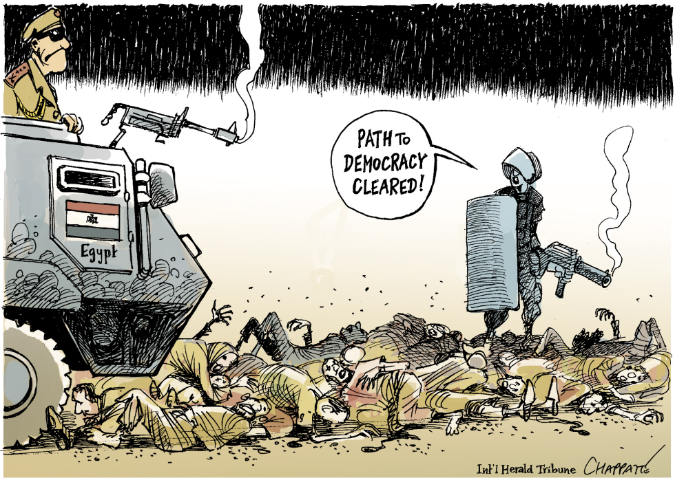  BLOODBATH IN EGYPT by Patrick Chappatte