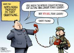 NORTH KOREA SMARTPHONE by Nate Beeler