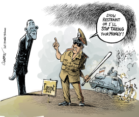 U.S. INFLUENCE IN EGYPT by Patrick Chappatte