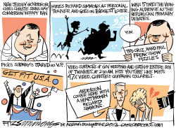 CHRISTIE PREDICTION by David Fitzsimmons