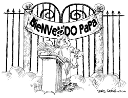 ESPERANDO A EL PAPA by Daryl Cagle