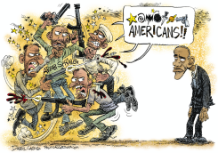 ANTI-AMERICAN ARAB SPRING AND OBAMA by Daryl Cagle