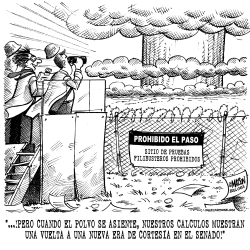 FILIBUSTEROS PROHIBIDOS EN ZONA DE PRUEBAS by RJ Matson