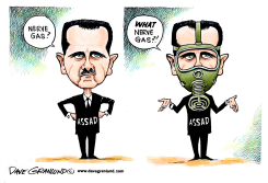 SYRIA AND NERVE GAS by Dave Granlund