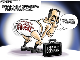 TWERKIN' BOEHNER by Steve Sack