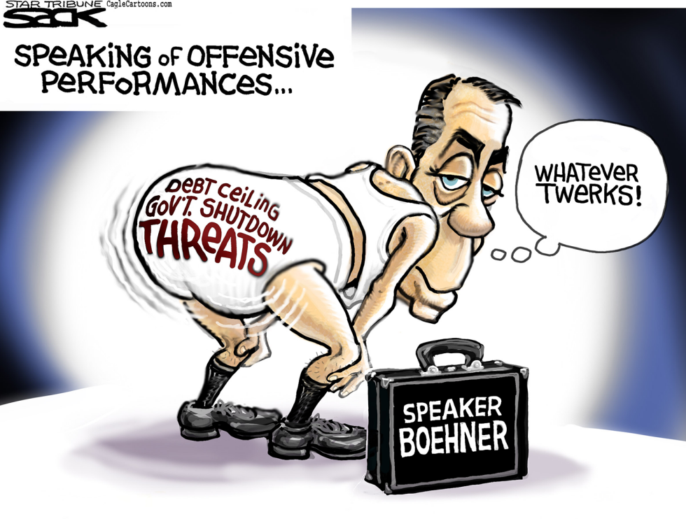  TWERKIN' BOEHNER by Steve Sack