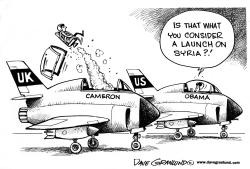 US AND UK RESPOND TO SYRIA by Dave Granlund