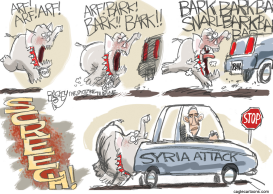 THE DOG OF WAR by Pat Bagley