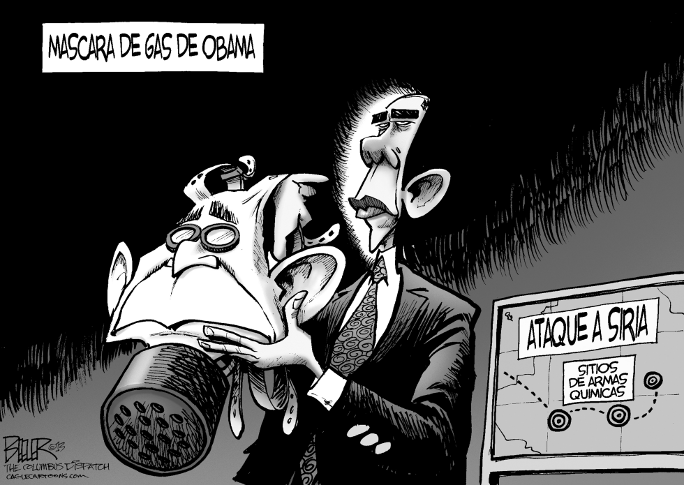  MASCARA DE GAS by Nate Beeler