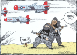 AL-QAIDA IN SYRIA by Bob Englehart