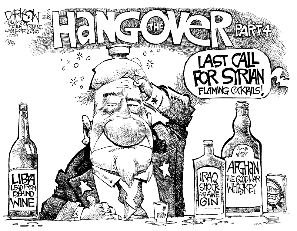  HANGOVER FROM WARS by John Darkow